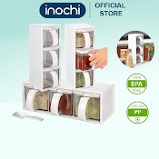 Bộ Hộp Đựng Gia Vị Nhà Bếp Inochi Yoko Nhật Bản, Đồ Dùng Nhà Bếp Cao Cấp, An Toàn, Không Tạo Ra Chất Độc Hại, Vạn Phúc