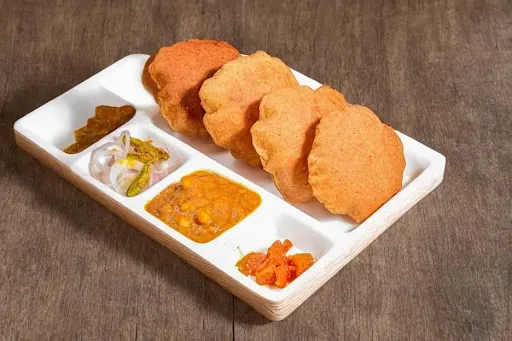 10 Home Style Bedmi Poori Sabzi [Serves 2]