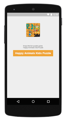 Happy Animals Kids Puzzle