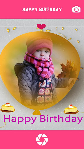 Happy Birthday Frame Camera