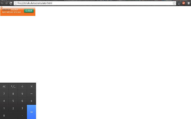 Calculadora chrome extension