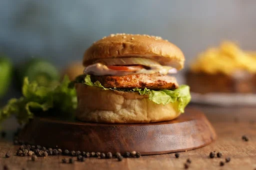 Schezwan Chicken Burger