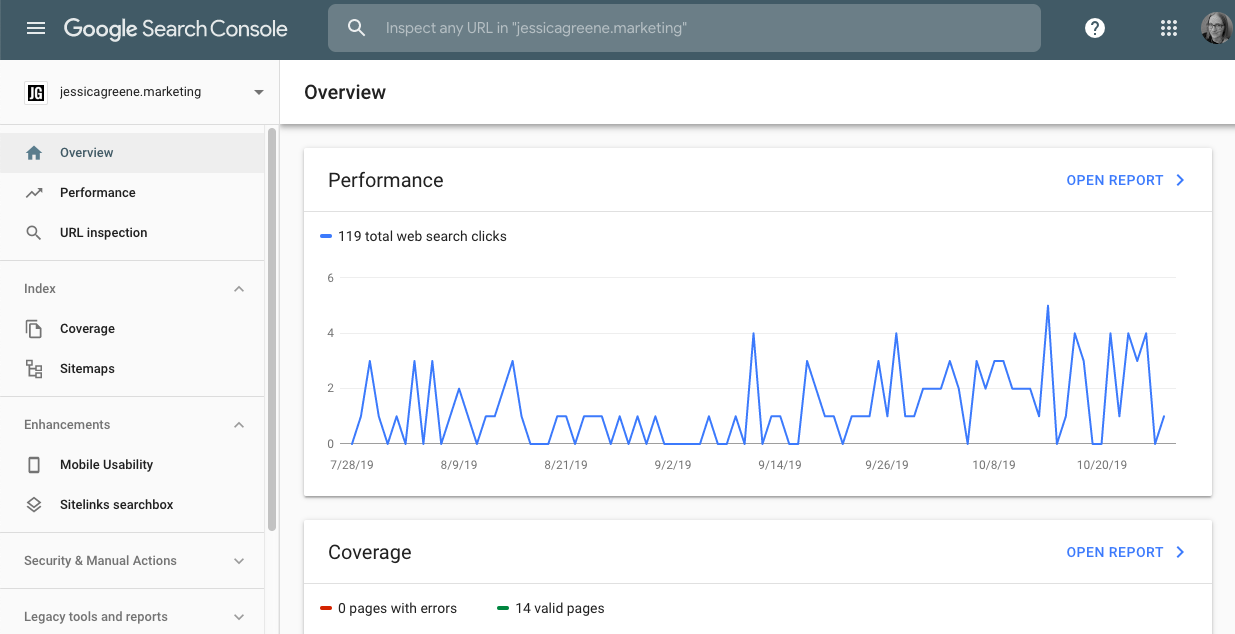  content audit tools - google search console