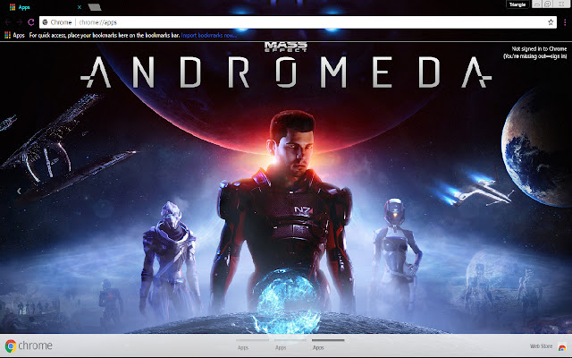 Mass Effect Andromeda 1920X1080 chrome extension