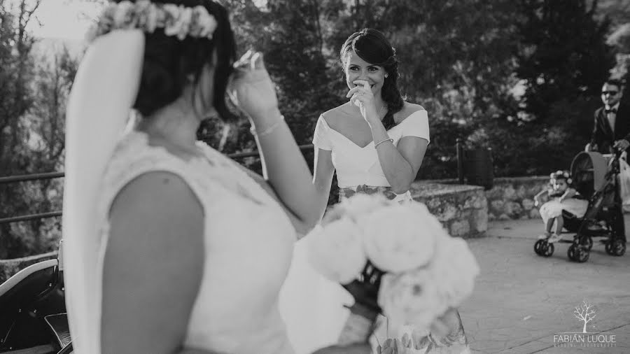 Fotografo di matrimoni Fabián Luque Velasco (luquevelasco). Foto del 17 maggio 2018