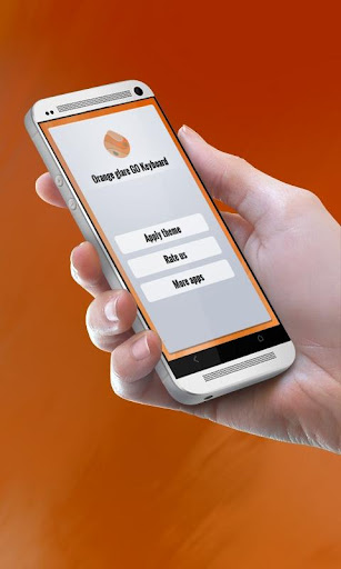 免費下載個人化APP|Orange glare GO Keyboard app開箱文|APP開箱王