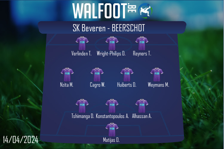 Composition Beerschot | SK Beveren - Beerschot (14/04/2024)