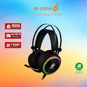 Tai Nghe Gaming E - Dra Eh412 Pro - Giả Lập Âm Thanh Vòm 7.1, Led Rgb, Vành Tai Lớn - Bảo Hành 24 Tháng - Lỗi 1 Đổi 1