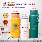 Bình Giữ Nhiệt Khắc Tên Khắc Hình Ảnh Logo Theo Yêu Cầu Homelife Bình Nước Giữ Nhiệt Baol Dung Tích Từ 1000Ml Đến 1500Ml