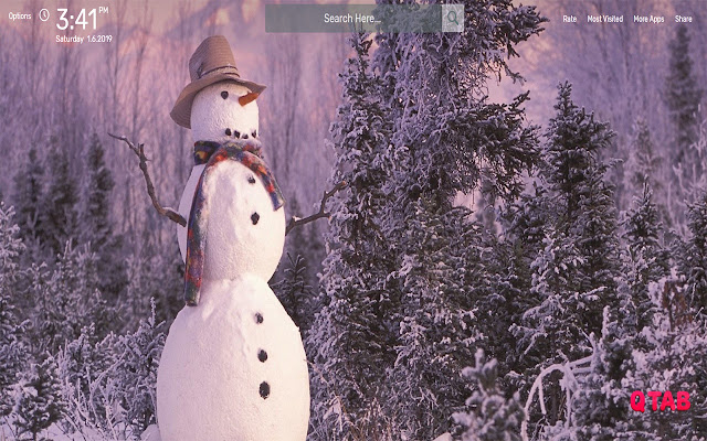 Snowman Wallpapers HD Theme