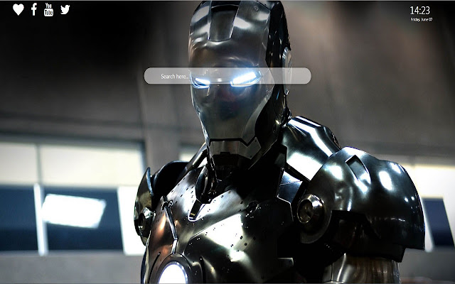 Iron Man Wallpaper Theme Google Chrome