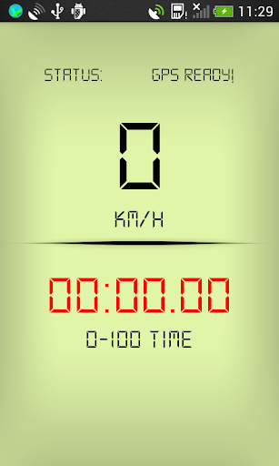 Screenshot Digital GPS Speedometer