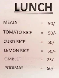 Karaikudi Mess menu 1