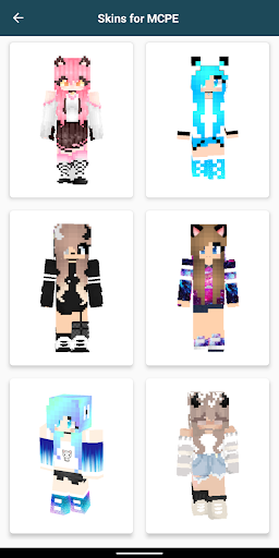 Screenshot Girls Skins for Minecraft PE