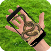 Snake in Hand : Snake on Screen Funny  Icon