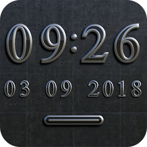 BERLIN Digital Clock Widget