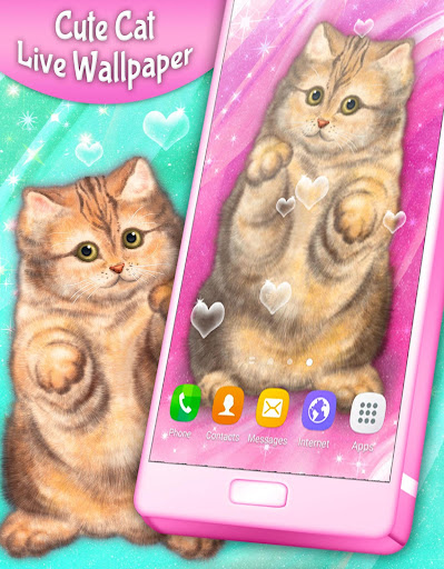  Cute Cat Live Wallpaper  app apk free download for 