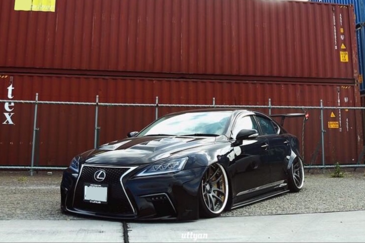 ISのゲリラ豪雨・暑い💦・撮影スポット・オフ会・#USDM#JDM#エアサス#stanceに関するカスタム事例の投稿画像1枚目