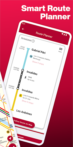 Screenshot Paris Metro – Map and Routes