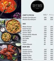 Dip N Taste menu 4