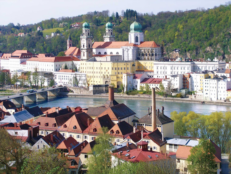 See the classic architecture of Passau, Germany, on a Uniworld river cruise. 