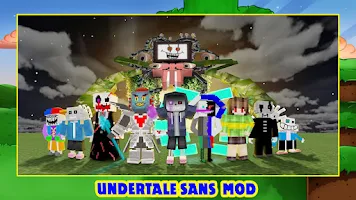 Dust Sans Undertale Mod for Minecraft PE APK for Android Download