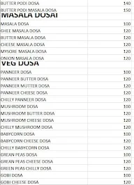 101 Dosa Shop menu 2