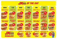 Jumboking - Indian Burger menu 1