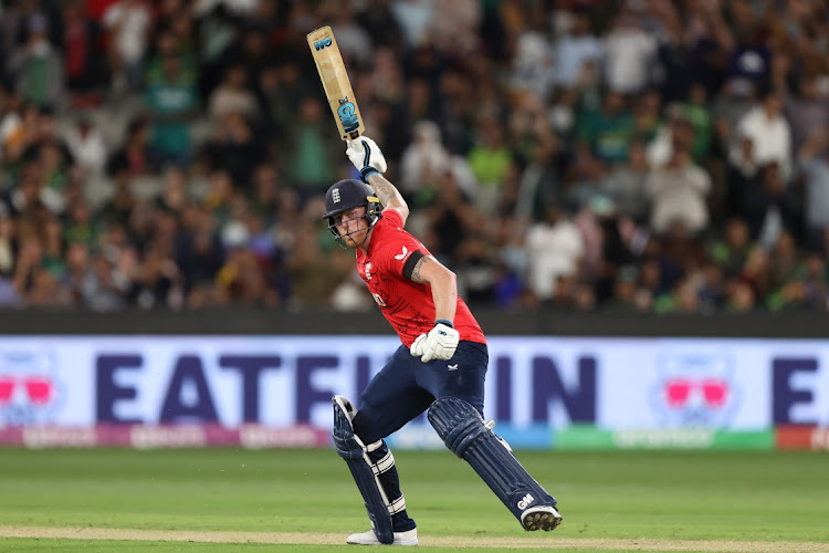 Ben Stokes of England celebrates winning the T20 World Cup final match between Pakistan and England at the Melbourne Cricket Ground in Melbourne, Australia, November 13 2022. Picture: MARK KOLBE/GETTY IMAGES