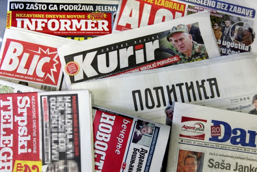 Naslovna strana za sredu, 24. april 2019. godine