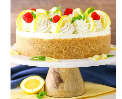 Lemon Unbaked Cheesecake