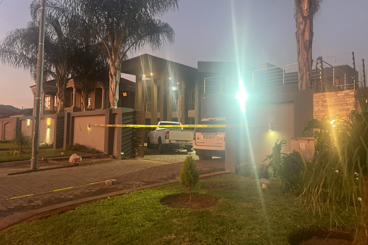 Nineteen suspects were killed when the Hawks raided a luxury home in Makhado to crack down on a CIT gang on Friday. Picture: TWITTER/@ATHENDAM