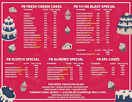 FB Cakes menu 1