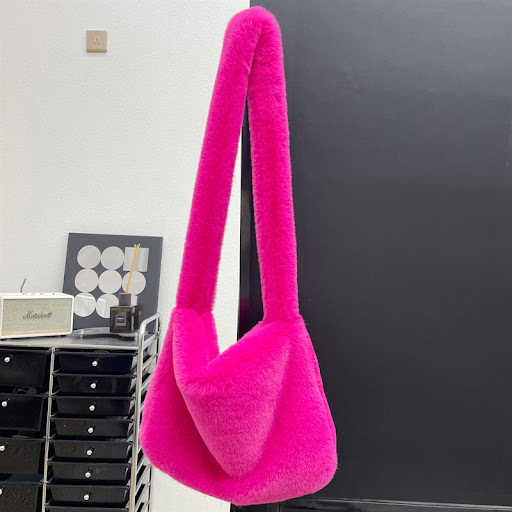 Title 4, Rabbit Plush Bag All Match Shoulder Soft and Cu...