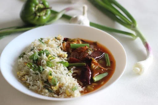 Chicken Chilli Basil Bowl Rice