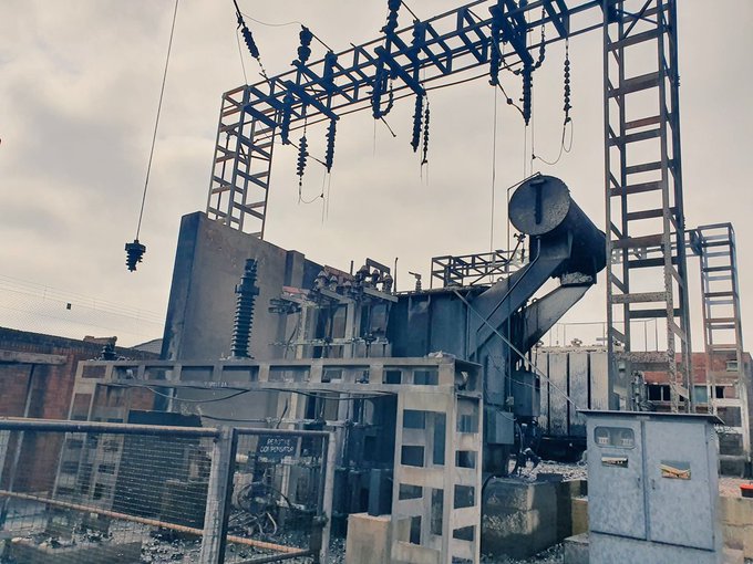 Fire caused extensive damage to infrastructure at the Robertsham substation in Joburg, including the two main transformers.