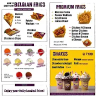 The Belgian Fries Company menu 1