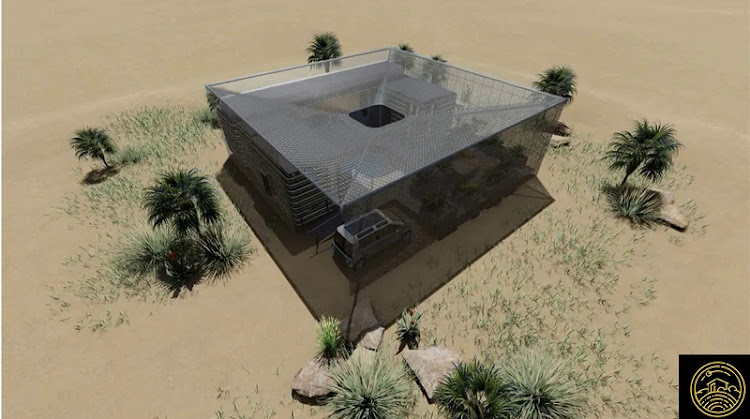 An artist's impression of the zero-energy House Mahali, built in Morocco by a team from the universities of Cape Town and Stellenbosch.