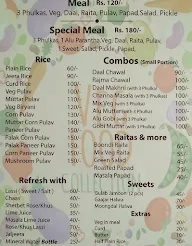 Sethji Home Made Food menu 2