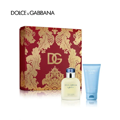 Bộ Quà Tặng Nước Hoa Dolce & Gabbana Xmas 23 Light Blue PH Edt