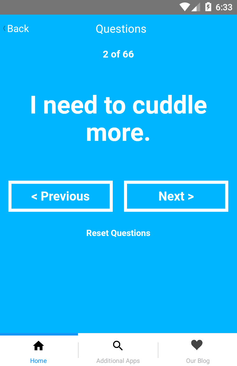 Expressing Needs Screen 2