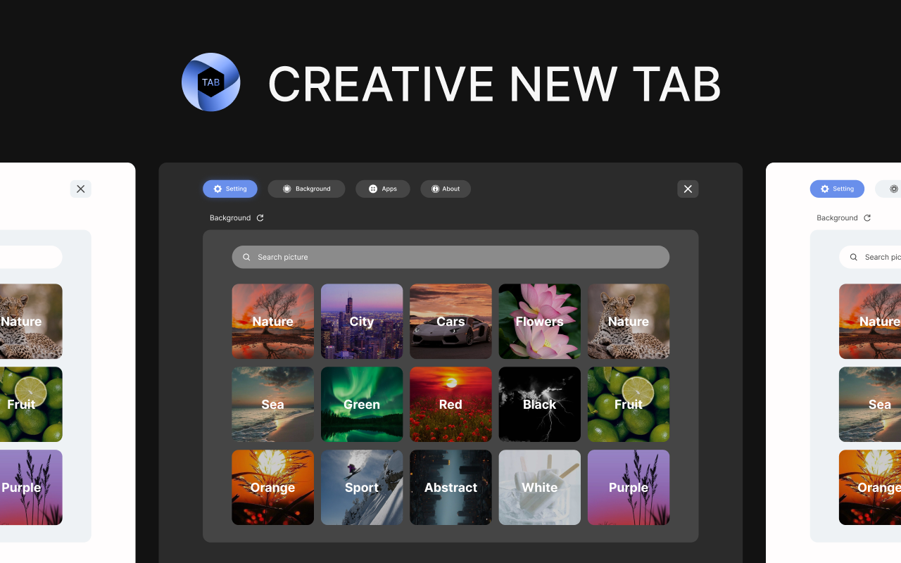 Creative New Tab Preview image 3