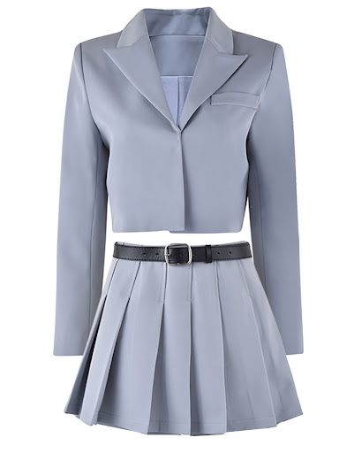 Title 8, Small Fashion College Pleated Skirt a stylish a...