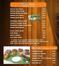 Kamatchi Mess menu 2