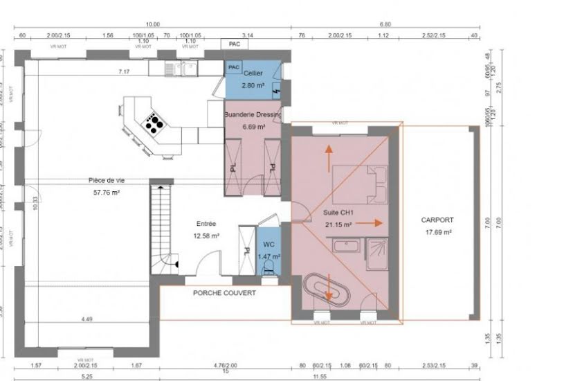  Vente Terrain + Maison - Terrain : 798m² - Maison : 150m² à Montmachoux (77940) 