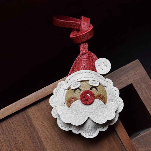 Title 5, El yapımı Koyun Derisi Noel Baba Araba Anahtarl...