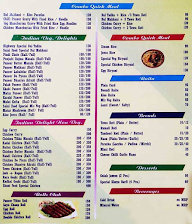 The Kitchen King menu 2