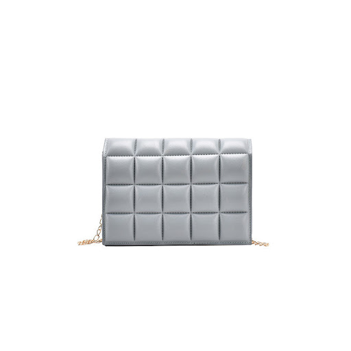 Title 9, Square soft leather woven one-shoulder messenge...