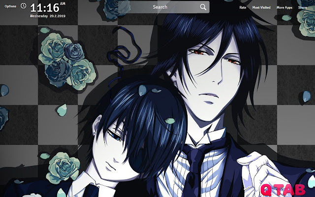 Black Butler Wallpapers Black Butler New Tab