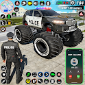 Icon Police Monster Truck Car Games